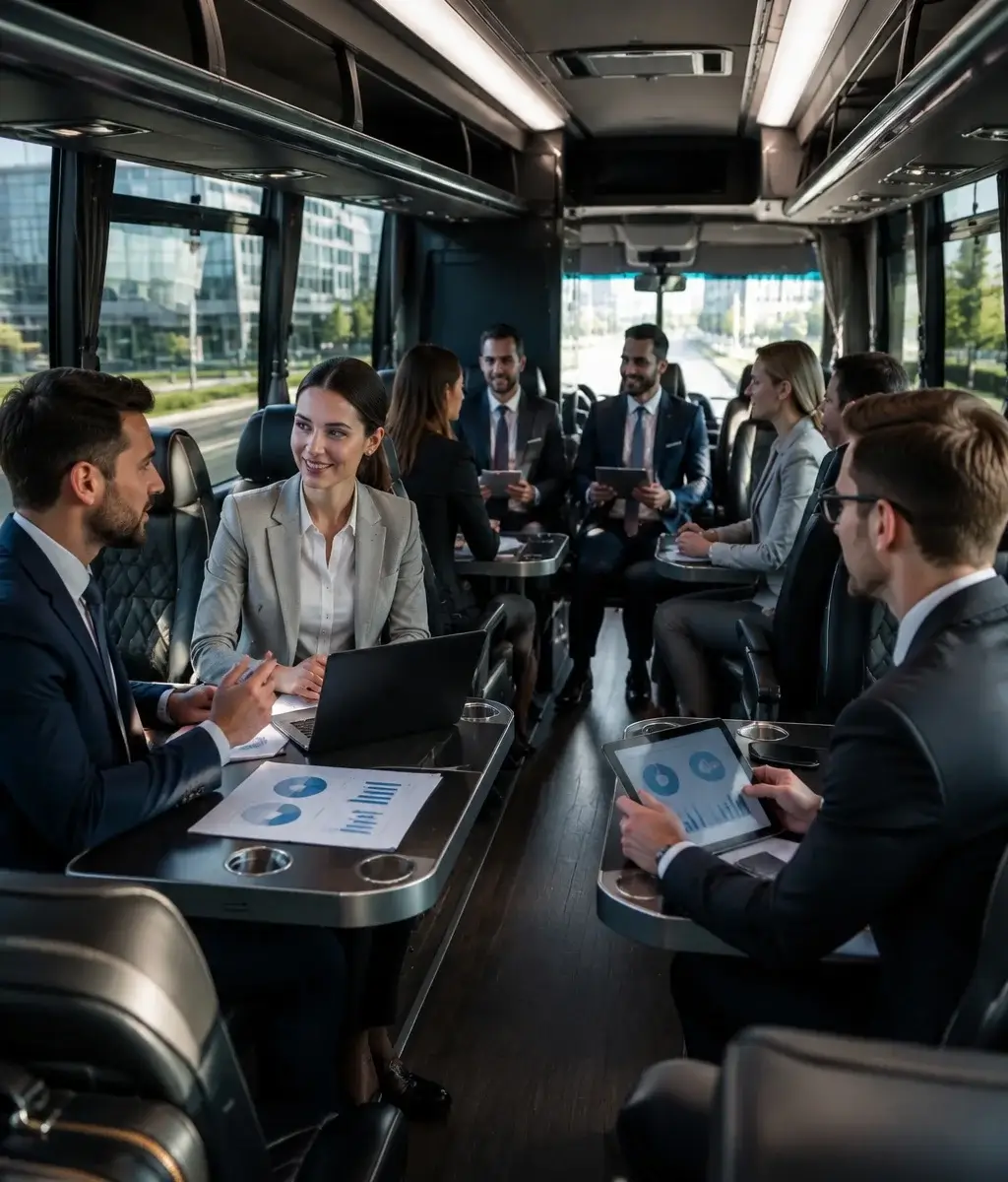Corporate Roadshow Coach Hire for Multi Site Business Travel