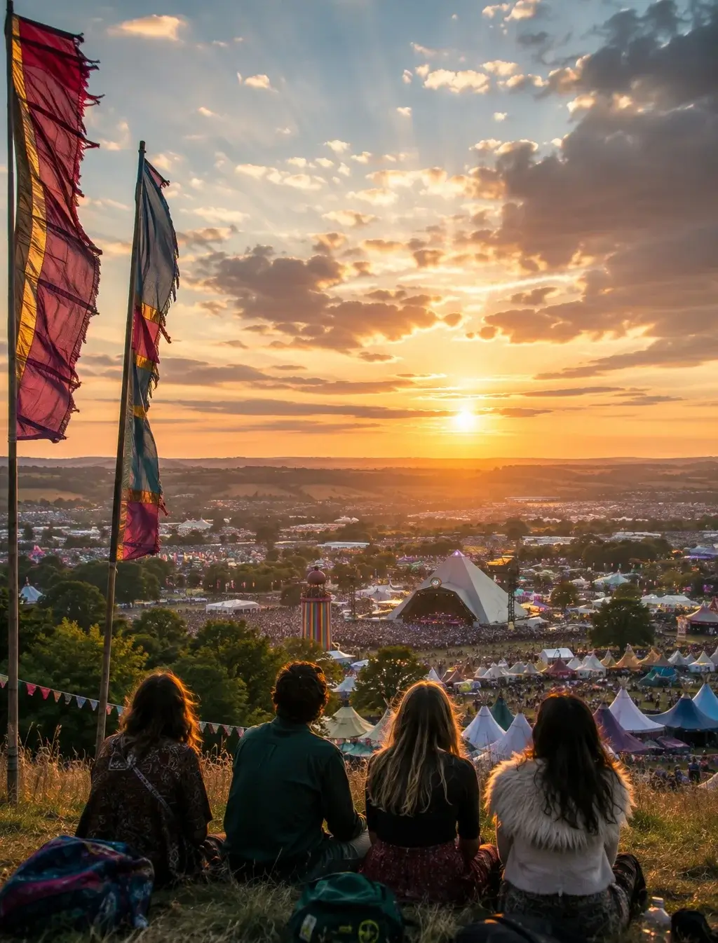 Experience Stress Free Glastonbury Festival Coach Hire from Essex & Across the UK