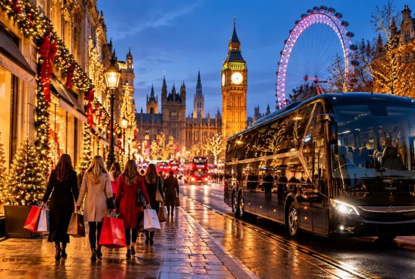 London Christmas shopping trips from Essex
